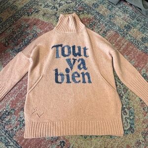 Cozy pink turtleneck